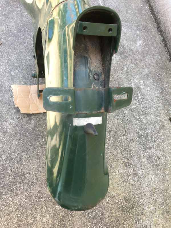 ヤフオクで買った緑フレームリア